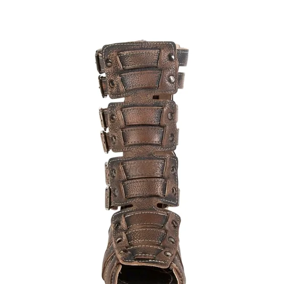 NEW FREEBIRD BY STEVEN Zeus Sandal’s Zane Black BOOT Size 7 Bohemian - Picture 7 of 12